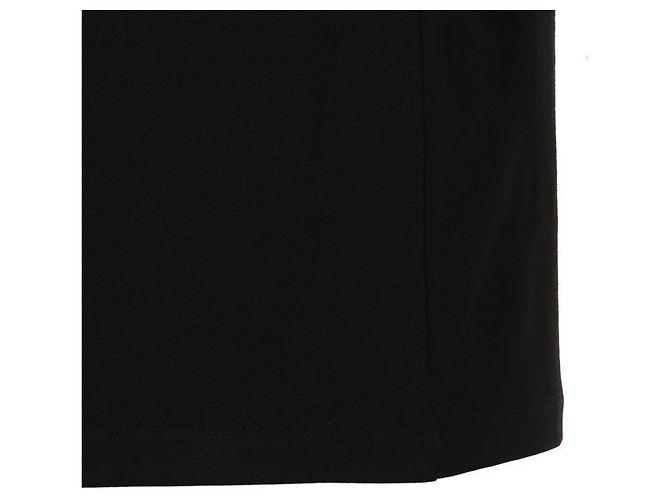 Céline Lockere Kurzarm-T-Shirt mit gesticktem Logo Schwarz - Ansicht 6