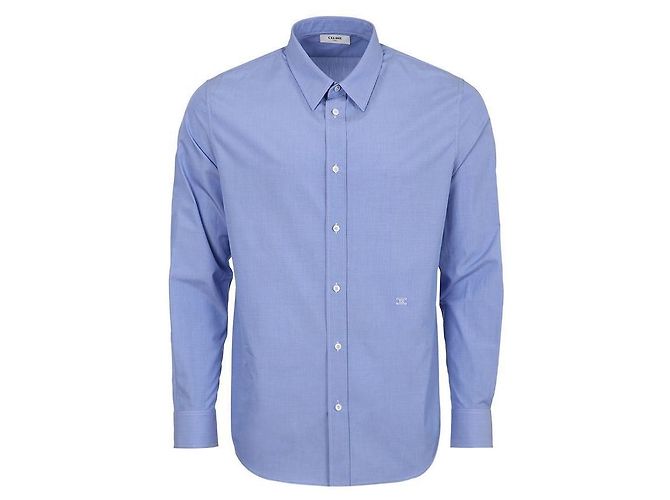 Céline Camisa Clásica de Popelina Bordada Triomphe - vista 2