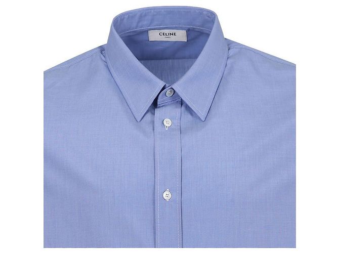 Céline Camisa Clásica de Popelina Bordada Triomphe - vista 7