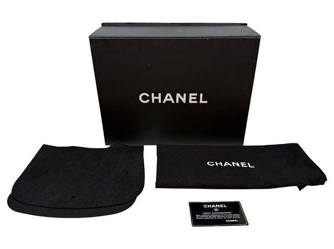 Chanel Borsa a spalla con catena e pattina nera Nero - vista 10