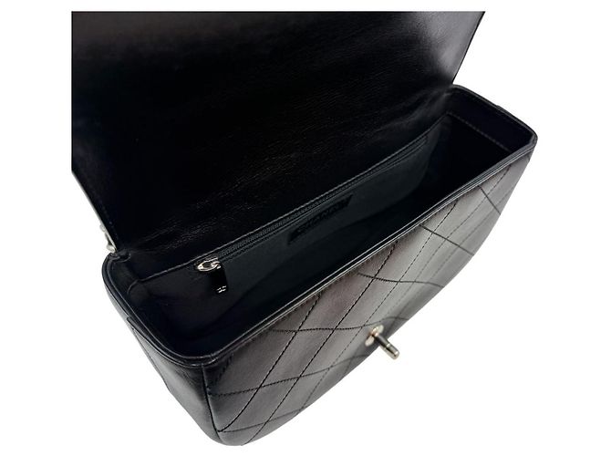 Chanel Borsa a spalla con catena e pattina nera Nero - vista 8