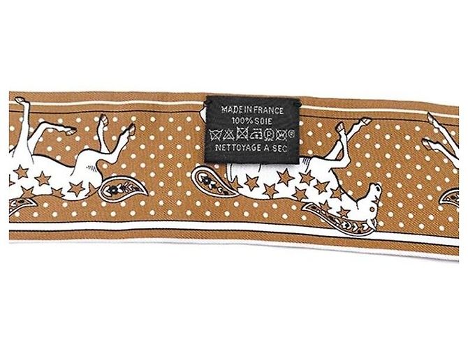 Hermès Twilly de seda Multicor - vista 3