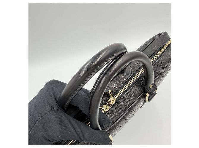 Gucci Mallette Imprimé Noir - vue 9
