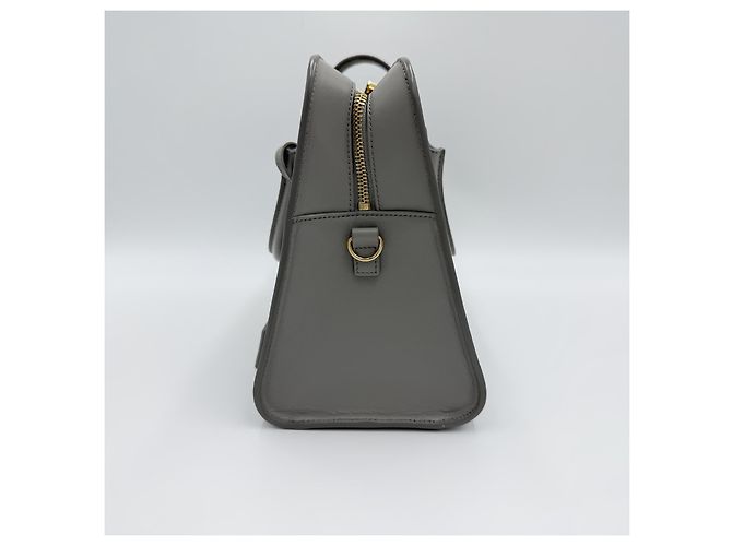 Saint Laurent Graue kleine Tote Schultertasche Braun - Ansicht 4