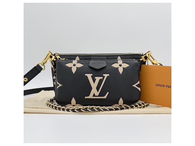 Louis Vuitton Borsa a Spalla Multi Pochette Accessori Nero - vista 2