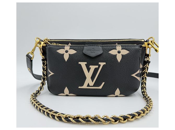 Louis Vuitton Borsa a Spalla Multi Pochette Accessori Nero - vista 4