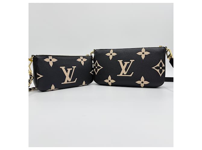 Louis Vuitton Borsa a Spalla Multi Pochette Accessori Nero - vista 6