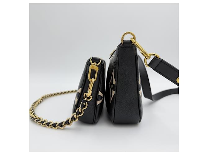 Louis Vuitton Borsa a Spalla Multi Pochette Accessori Nero - vista 7