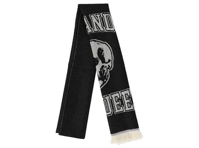 Alexander Mcqueen Bufanda La Prima Negro - vista 4