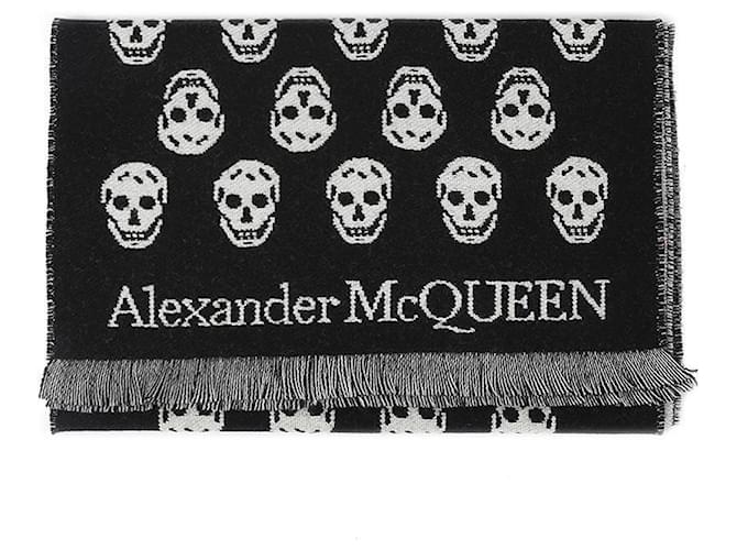Alexander Mcqueen Bufanda de calavera reversible Blanco - vista 5