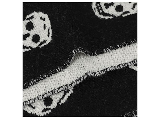 Alexander Mcqueen Bufanda de calavera reversible Blanco - vista 8