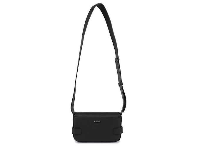Salvatore Ferragamo Borsa a tracolla NERO - vista 5