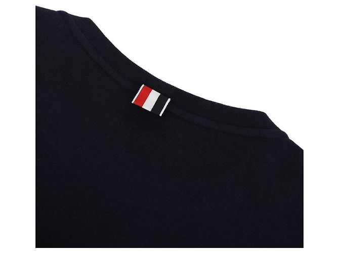 Thom Browne Rugby Baumwoll Rundhals T-Shirt - Ansicht 6