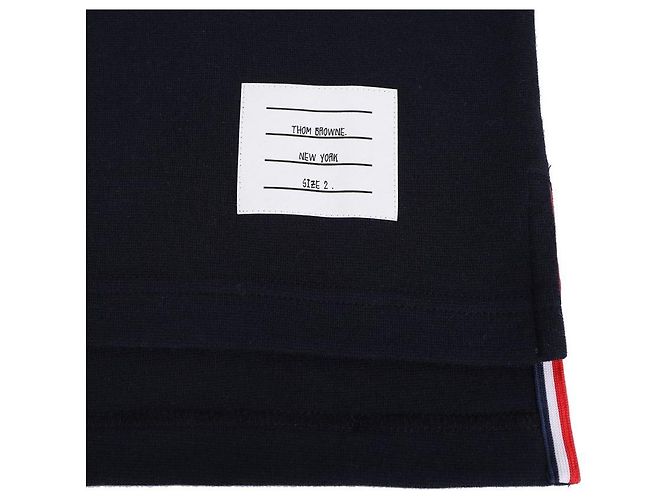 Thom Browne Rugby Baumwoll Rundhals T-Shirt - Ansicht 9