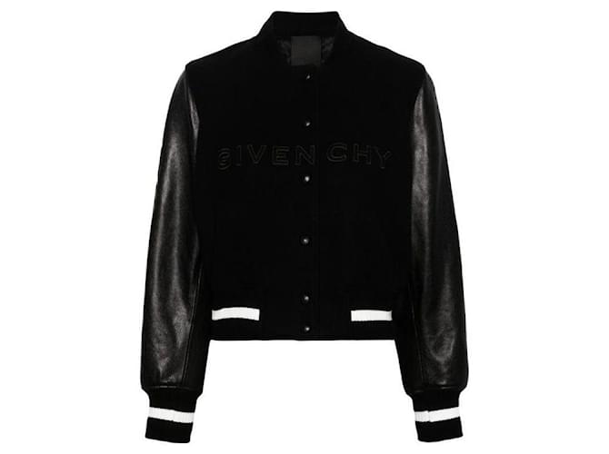 Givenchy Kurze Varsity-Jacke Weiß - Ansicht 4