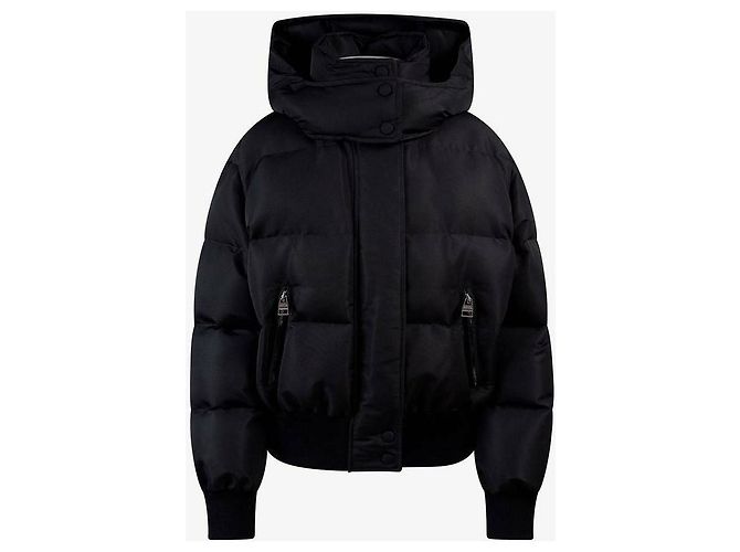 Alexander Mcqueen Jaqueta curta acolchoada de gola alta Graffiti - vista 4
