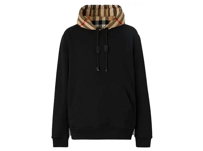 Burberry Überprüfen Sie den Kapuzenpullover aus Baumwolle - Ansicht 4