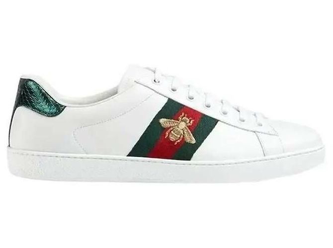 Gucci Baskets avec broderie d'abeille - vue 4