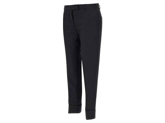 Thom Browne Pantalones cigarrete de tiro bajo en twill - vista 6