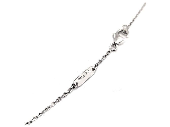 Van Cleef & Arpels Collana Vintage Alhambra Bianco - vista 6