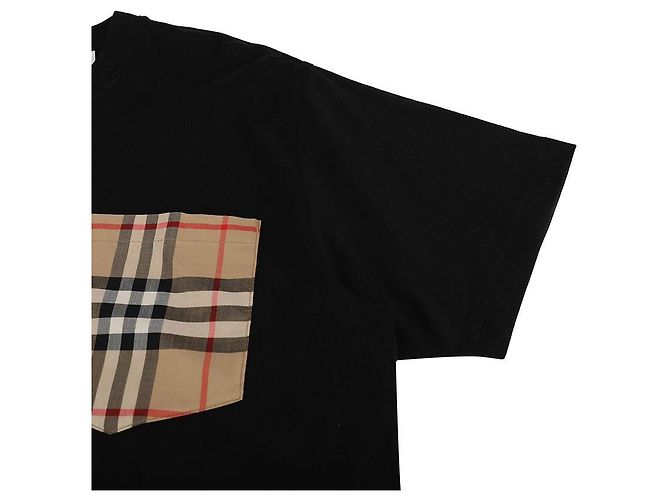 Burberry T-shirt in cotone con tasca - vista 7