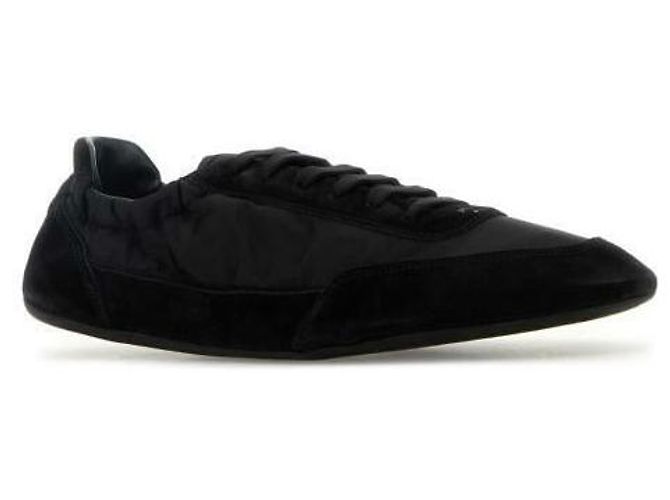 Prada Zapatillas de nylon y ante plegables - vista 5