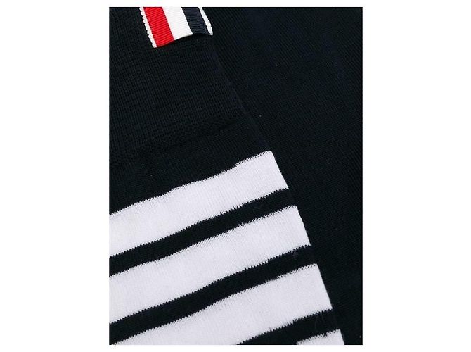 Thom Browne Stripe Lightweight Mid-Cap Socks - view 5