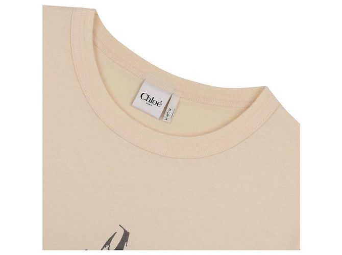 Chloé Camiseta Babyfit de jersey de algodón con logo Blanco - vista 5