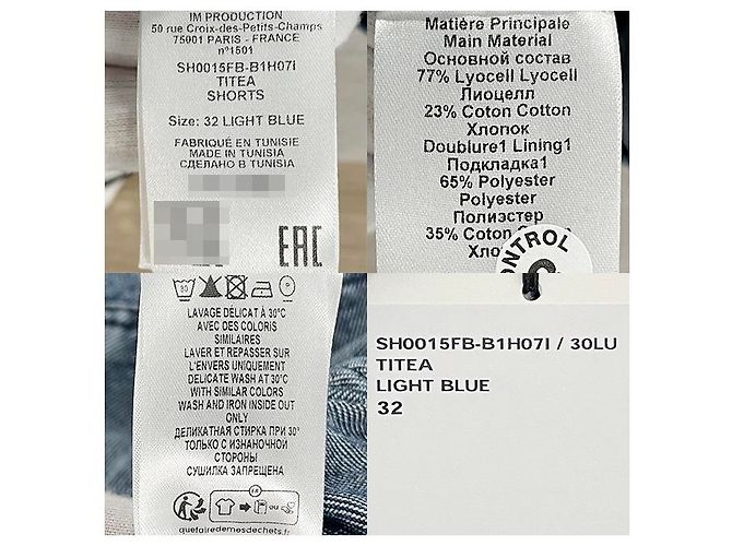 Isabel Marant Bermuda de denim stretch TITEA Azul - vista 15