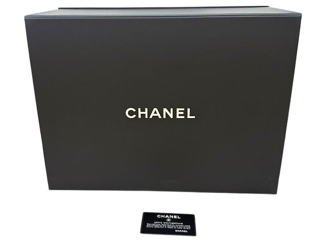 Chanel Mittelgroße Tote Bag aus schwarzem Kaviarleder in zwei Farben Blau - Ansicht 7