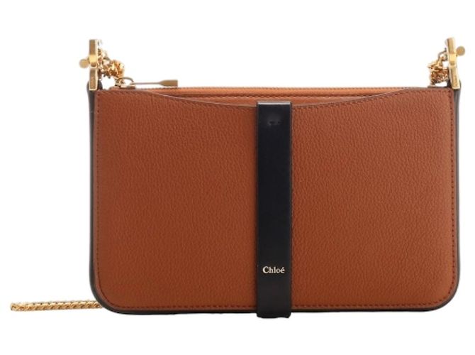 Chloé Pochette Marcie con catena in tan Marrone - vista 2