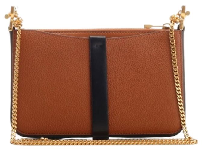 Chloé Pochette Marcie con catena in tan Marrone - vista 4