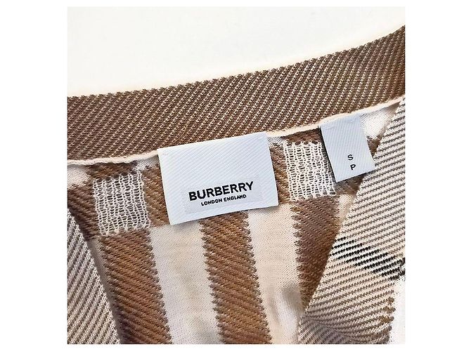 Burberry Karierte Intarsien-Seidenstrickjacke Mehrfarben - Ansicht 6