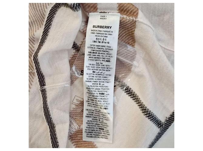 Burberry Karierte Intarsien-Seidenstrickjacke Mehrfarben - Ansicht 7
