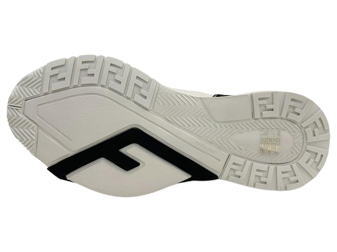 Fendi Sneakers Flow Bianco - vista 5