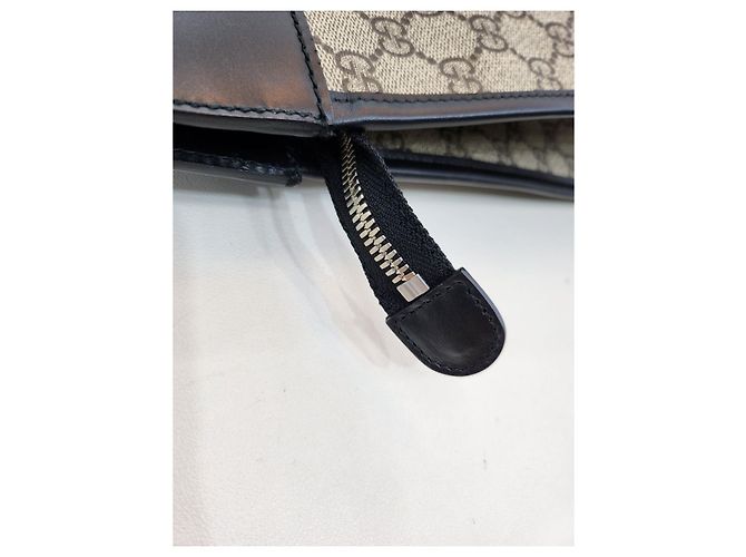 Gucci Borsa Tote Supreme con manico superiore Marrone - vista 19