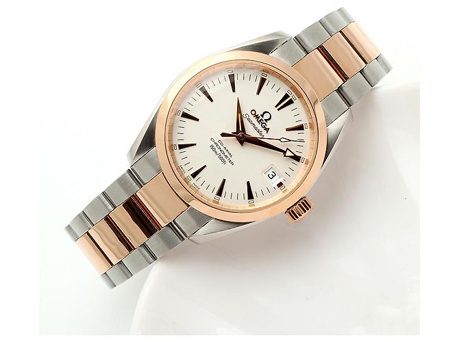 Omega Orologio da uomo Seamaster Aqua Terra Combo in Oro Rosa Co-Axial Automatico - vista 18