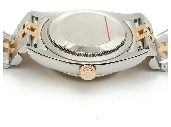 Rolex Orologio da uomo Datejust combinazione piramide romana Bianco - vista 14
