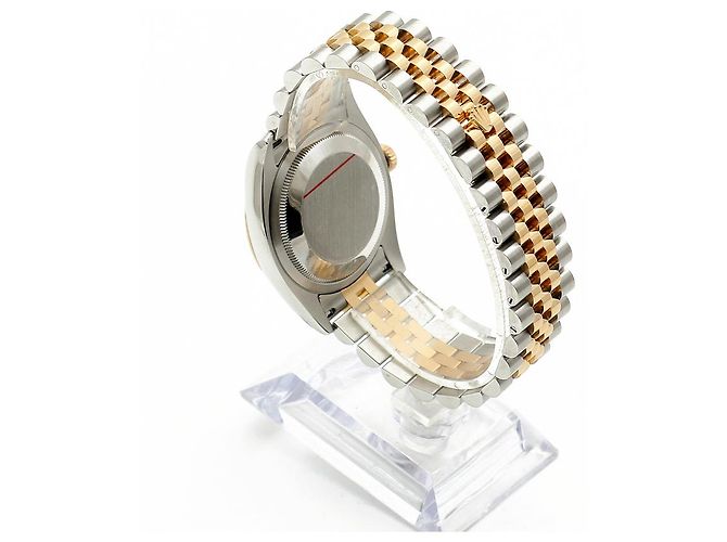 Rolex Orologio da uomo Datejust combinazione piramide romana Bianco - vista 6