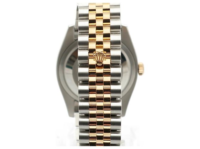 Rolex Orologio da uomo Datejust combinazione piramide romana Bianco - vista 8