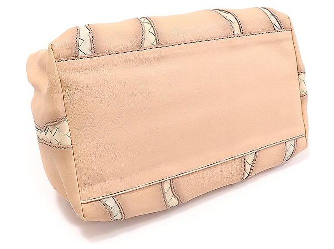 Bottega Veneta Napa Intrecciato Glimmer Tote Bag Marrone - vista 5