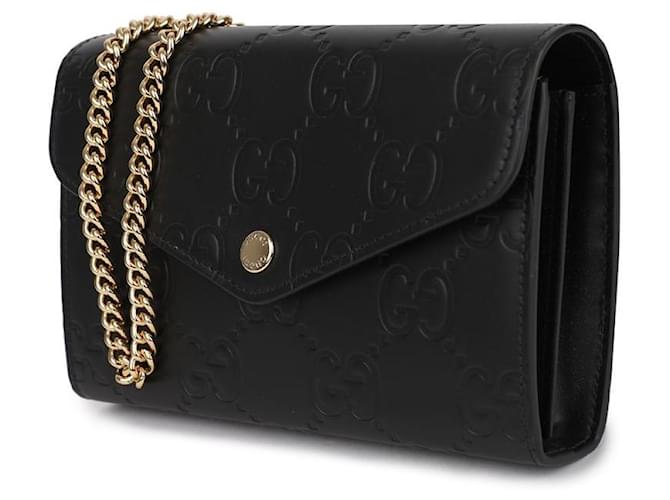 Gucci Borsa a tracolla con catena Nero - vista 4
