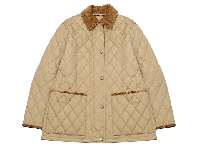 Burberry Gepolsterte Nylon-Halbjacke Braun - Ansicht 3