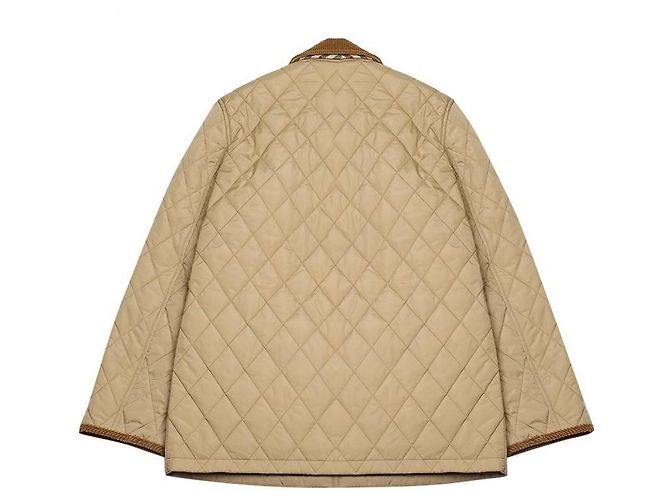 Burberry Gepolsterte Nylon-Halbjacke Braun - Ansicht 4