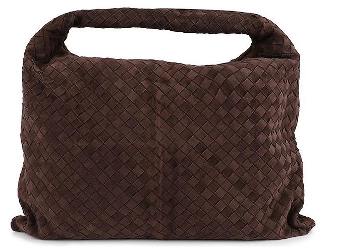 Bottega Veneta Grande borsa hobo a spalla Marrone - vista 5