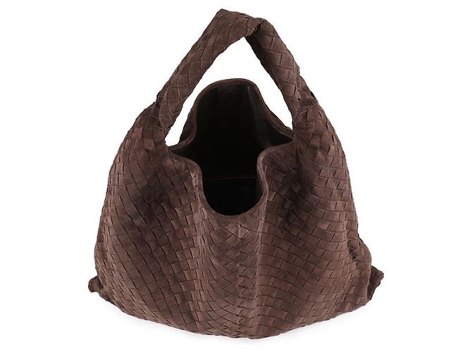 Bottega Veneta Grande borsa hobo a spalla Marrone - vista 7