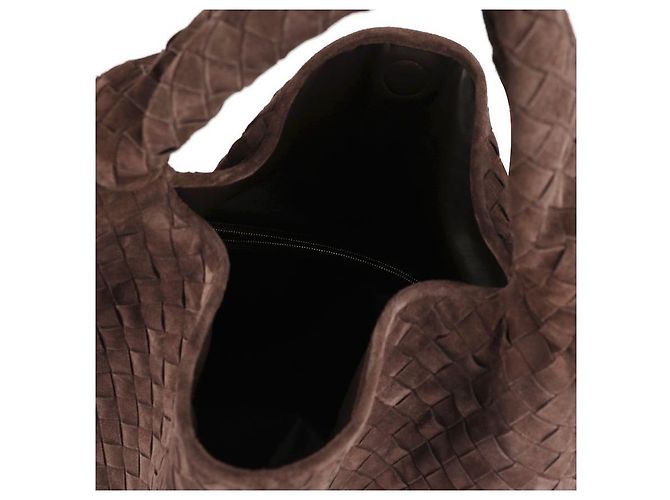 Bottega Veneta Grande borsa hobo a spalla Marrone - vista 8