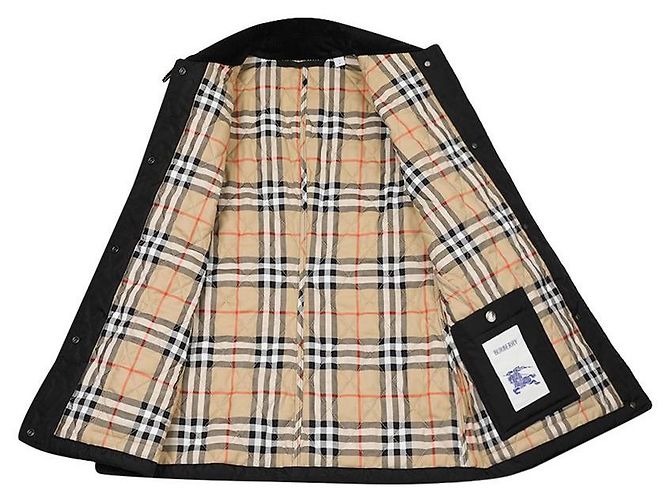 Burberry Steppjacke aus Nylon Schwarz - Ansicht 5