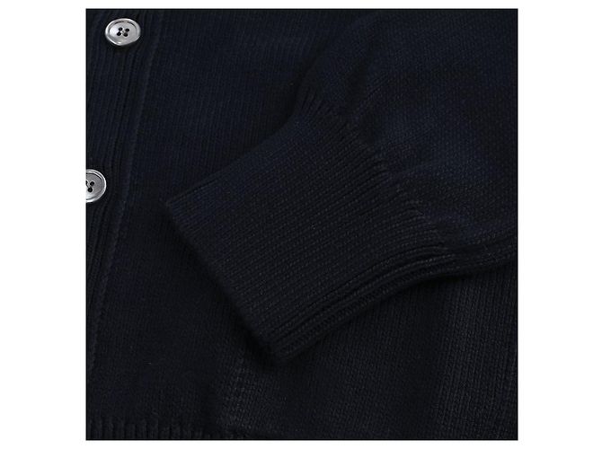 Thom Browne Streifen-Intarsien-Cotton-Cardigan Blau - Ansicht 7