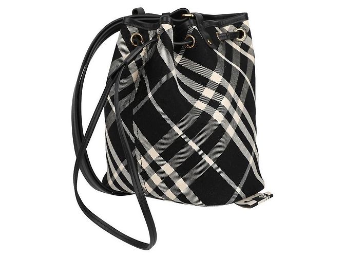 Burberry Mini Karo-Eimer Tasche - Ansicht 4